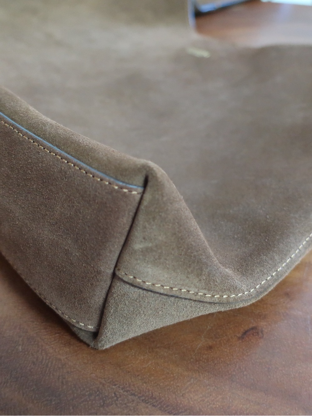 Coach Brooklyn 28 in Warm Brown Suede - Picture 7 of 14